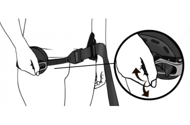 7) Отрегулируйте сжатие с помощью натяжителя CLIPER BUCKLE